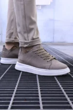 Men’s Premium Leather Sneakers – Minimal Low Top - Image 4