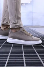 Men’s Premium Leather Sneakers – Minimal Low Top - Image 3